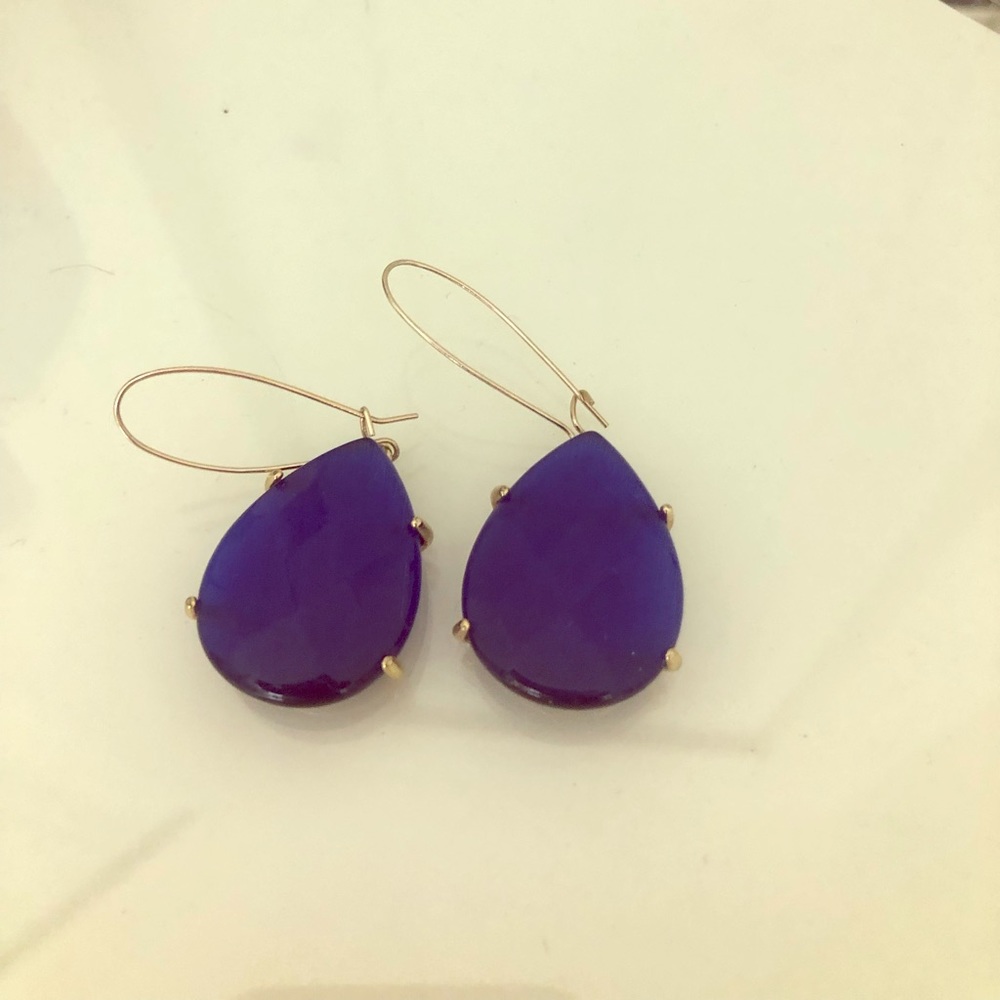 Cobalt Kendra Scott drop earrings